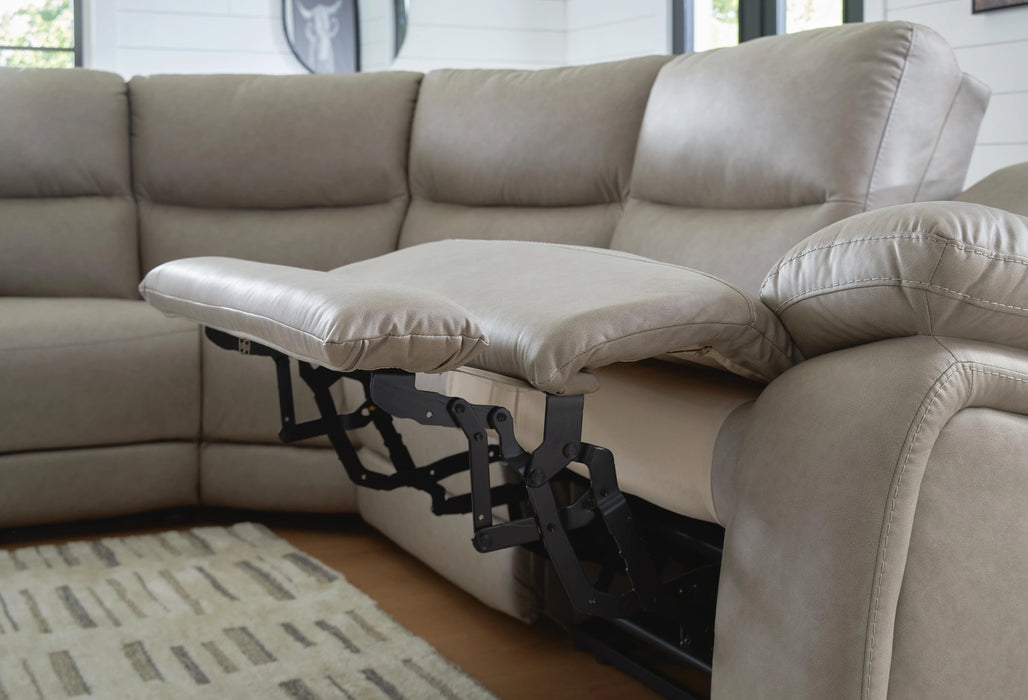 Narwhal Place Reclining Sectional with Storage Console