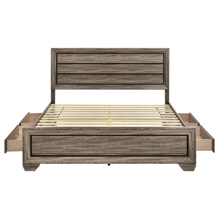 Kauffman Panel Platform Storage Bed
