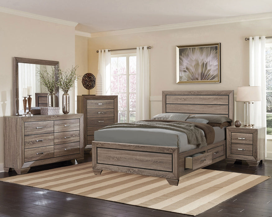 Kauffman Panel Platform Storage Bed