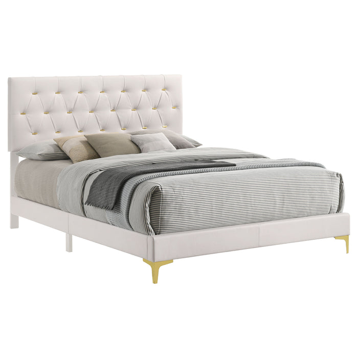 Kendall Panel Bed White