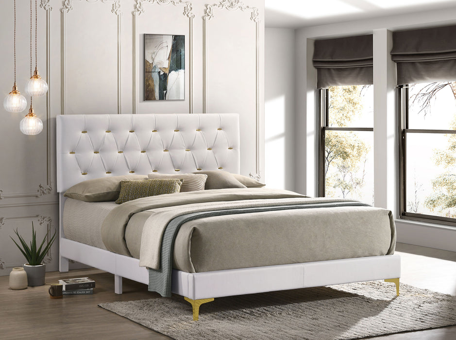 Kendall Panel Bed White