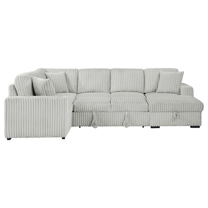 Devonshire Pull-Out Sleeper Sectional Sofa