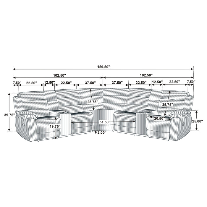 Atkinson Reclining Sectional Sofa
