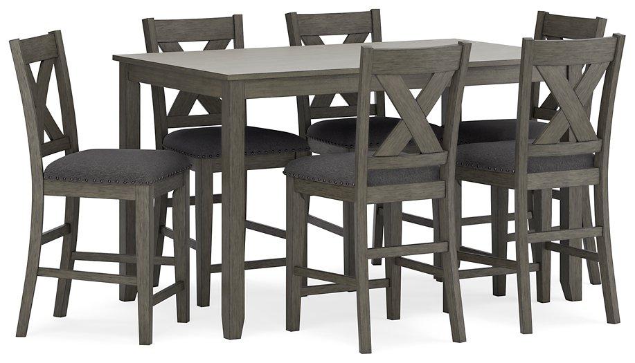 Caitbrook Counter Height Dining Table and Bar Stools (Set of 7) image