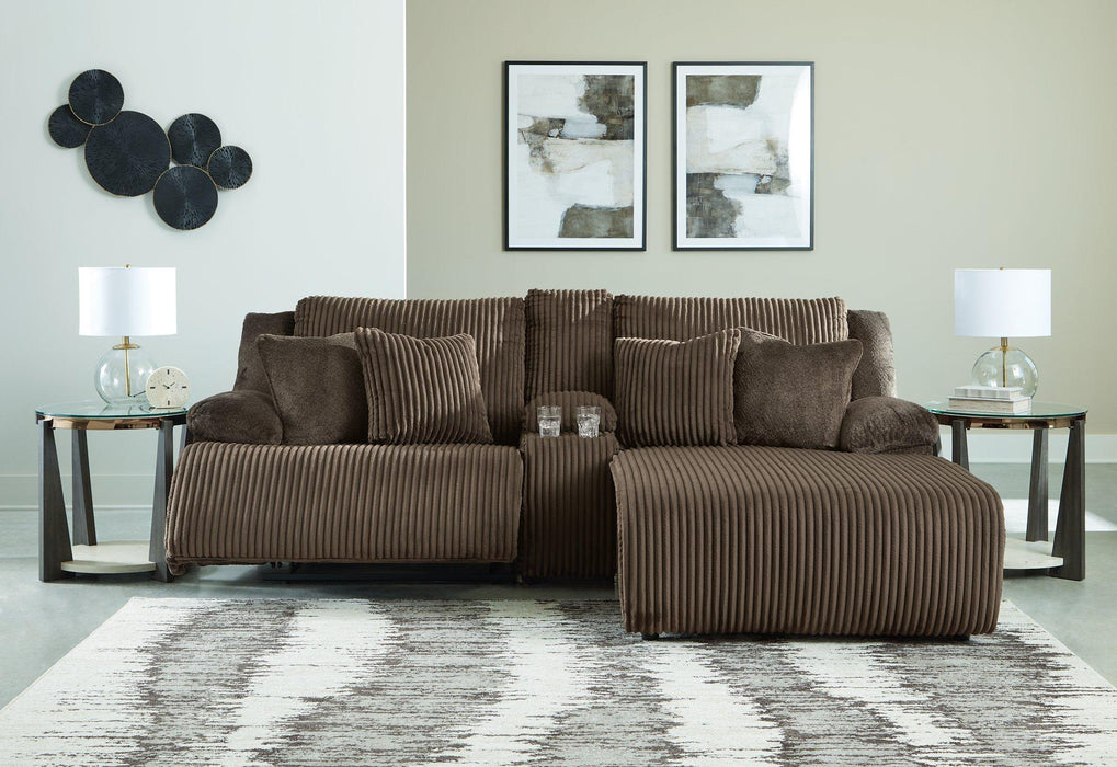 Top Tier Reclining Sectional Sofa with Chaise