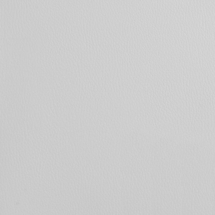 Bowman Round Upholstered Ottoman White