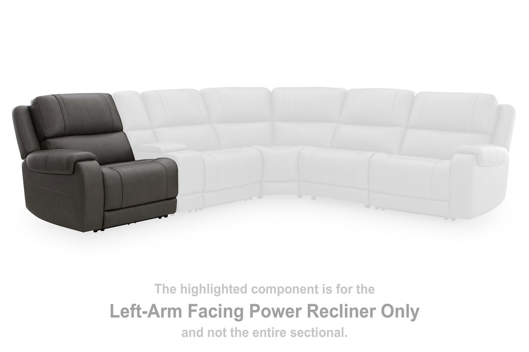 5Z - Pittson Power Reclining Sectional Loveseat