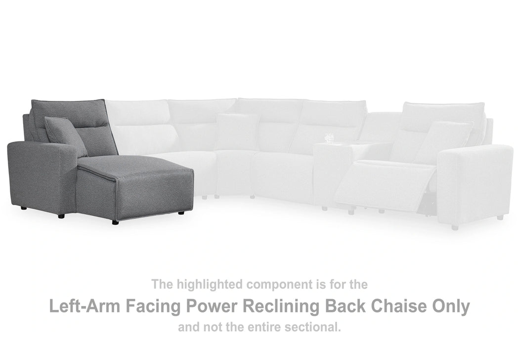 Modmax II Power Reclining Sectional with Chaise and Audio Consoles