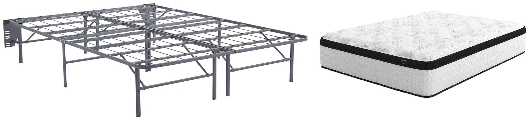 Chime 12 Inch Hybrid 2-Piece Mattress Package image